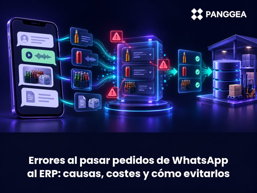 Errores al pasar pedidos de WhatsApp al ERP: causas, costes y cómo evitarlos